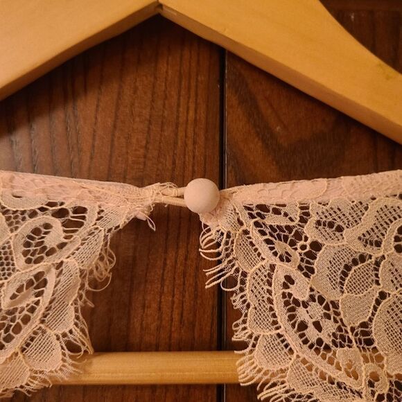 NWT Lulu's In a Fairy Tale Sweetheart Lace Blush Pink Maxi Dress Size Small - Picture 12 of 14